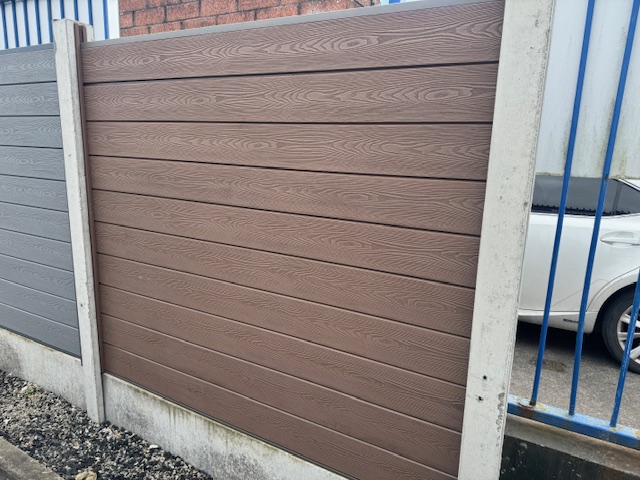 Composite Fence Light Brown