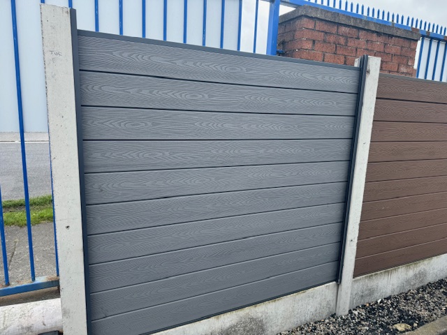 Composite Fence Light Grey