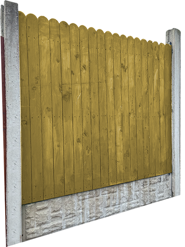 Butt Jointed Fence
