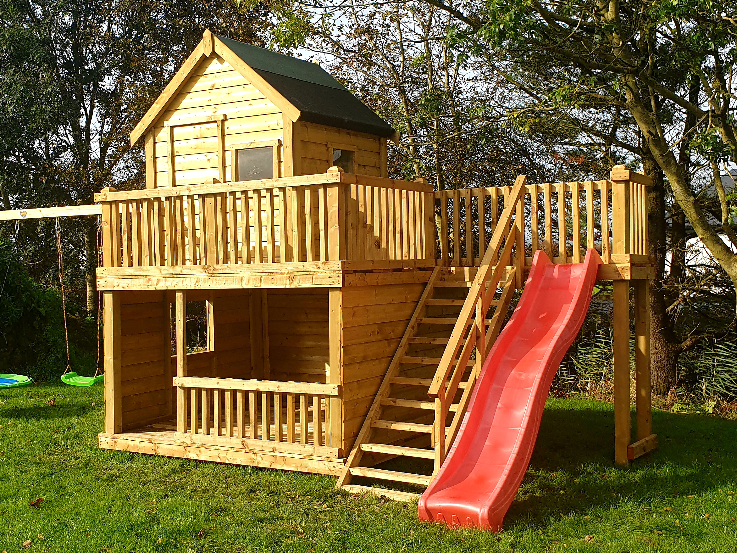 Elevated Cabin & Slide